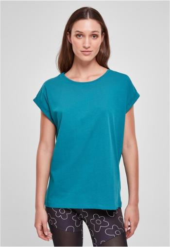 Urban Classics Ladies Extended Shoulder Tee watergreen - XL