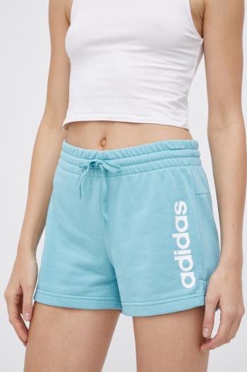 Kraťasy adidas H07886 dámské, s potiskem, medium waist