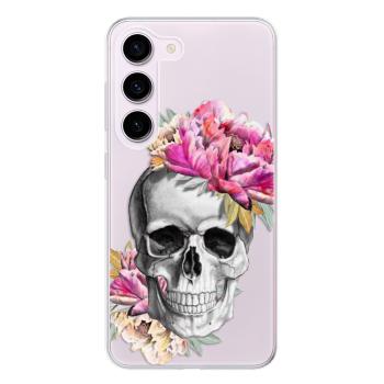 Odolné silikonové pouzdro iSaprio - Pretty Skull - Samsung Galaxy S23 5G