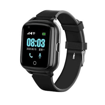 WowME Senior Watch černé silikonové (D45 silicon)