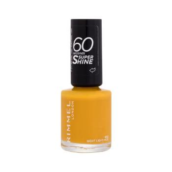 Rimmel London 60 Seconds Super Shine 8 ml lak na nehty pro ženy 450 Night Light Haze