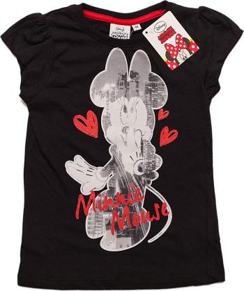 Minnie Mouse dívčí černé tričko Velikost: 102