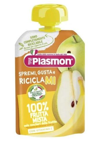 Plasmon Kapsička bezlepková ovocný mix 6m+ 100 g