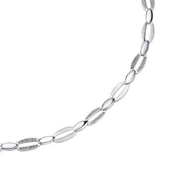 Silvego Luxusní stříbrný náhrdelník vivien se zirkony QRN260