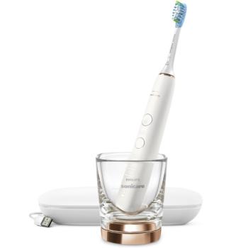 Philips Sonicare DiamondClean 9000 Rose Gold HX9911/94 sonický elektrický zubní kartáček s nabíjecí sklenicí HX9911/94