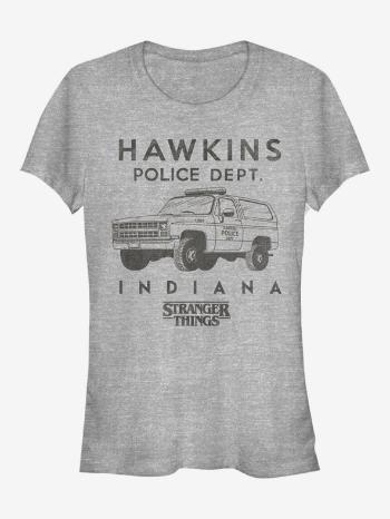 ZOOT.Fan Netflix Hawkins Police Dept. Stranger Things Triko Šedá