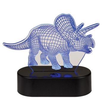 Dětská lampička 3D TRICERATOPS