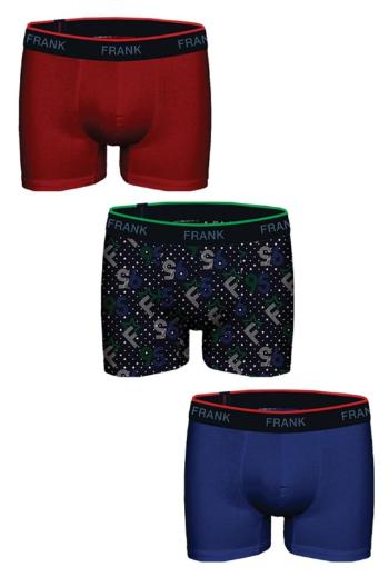 Pánské boxerky John Frank JF3BRS01 3PACK XL Dle obrázku