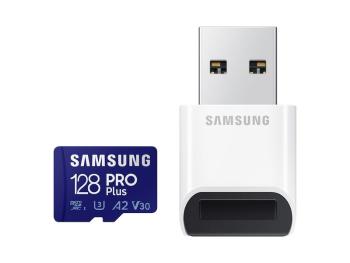 Samsung micro SDHC karta 128GB PRO Plus + USB adaptér