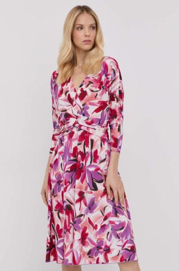 Šaty MAX&Co. růžová barva, midi, jednoduchý