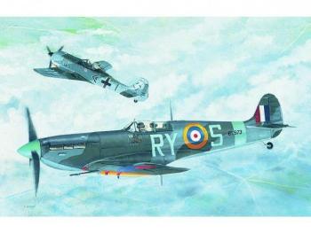 Supermarine Spitfire MK.VB 12,8x13,6cm v krabici 25x14,5x4,5cm