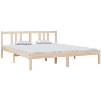 Rám postele masivní dřevo 160 × 200 cm, 814894 (814894)