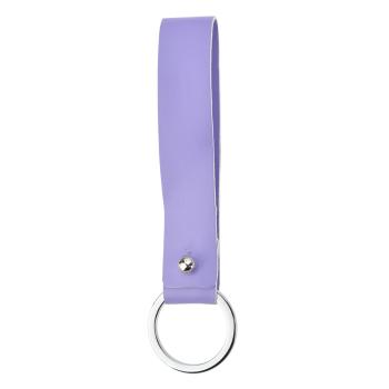Klíčenka fialový koženkový pásek MLKCH0336PA