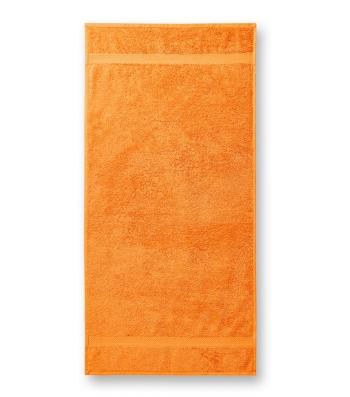 MALFINI Ručník Terry Towel - Mandarinkově oranžová | 50 x 100 cm