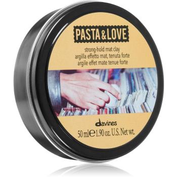 Davines Pasta & Love Strong-Hold Mat Clay stylingový jíl na vlasy matný 50 ml