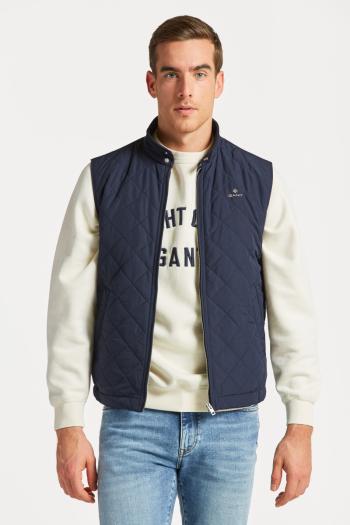 VESTA GANT QUILTED WINDCHEATER VEST modrá XL