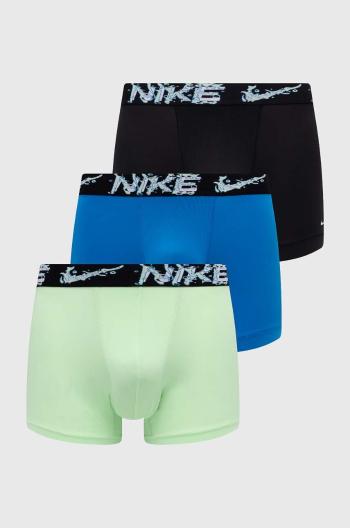 Boxerky Nike 3-pack pánské, zelená barva