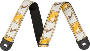 Fender Quick Grip Locking Strap White/Yellow/Brown