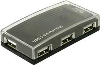 USB 2.0 hub Delock 61393 4 porty, černá