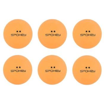 Spokey SKILLED-Pingpongové míčky 2* oranžové , 6 ks
