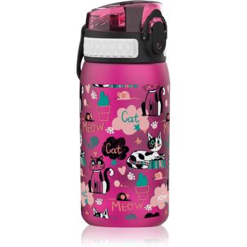 Ion8 One Touch Kids lahev na vodu pro děti Cats 400 ml