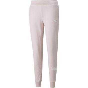 Puma POWER BRAPHIC PANTS TR CL Dámské tepláky, růžová, velikost M