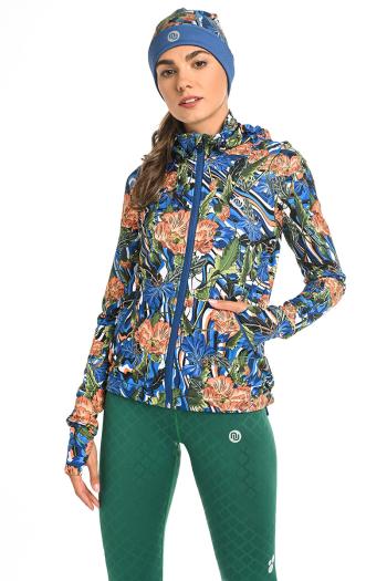 Nessi Sportswear Celorozepínací dámská bunda s kapucí HRDK-14P8 Poppy Velikost: M