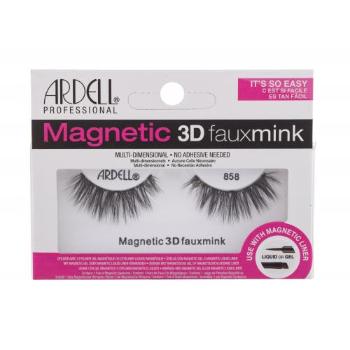 Ardell Magnetic 3D Faux Mink 858 1 ks umělé řasy pro ženy Black
