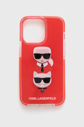 Obal na telefon Karl Lagerfeld červená barva