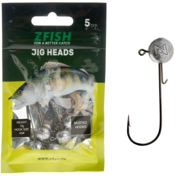 Zfish jigová hlava jig head premium 5 ks - 20 g háček 5/0