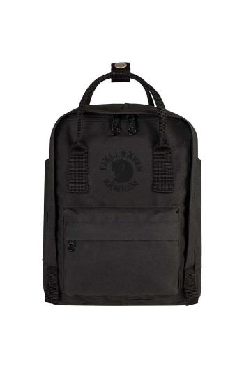 Batoh Fjallraven Re-Kanken Mini černá barva, malý, s aplikací, F23549