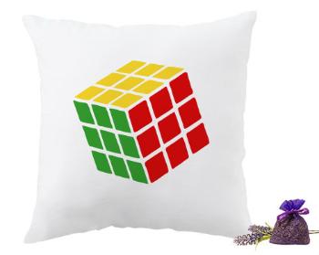 Levandulový polštář Rubikova kostka