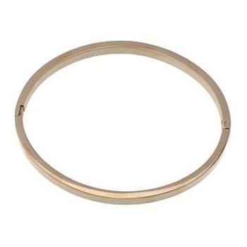 Šperky4U Ocelový náramek kruh otevírací, šíře 4 mm - OPA1709-RD