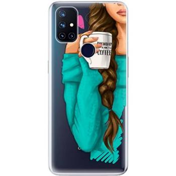 iSaprio My Coffe and Brunette Girl pro OnePlus Nord N10 5G (coffbru-TPU3-OPn10)
