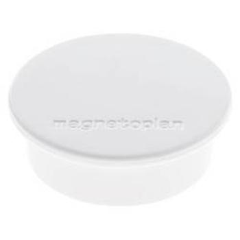 Magnetoplan Discofix Color, 1662000 magnet, (Ø x v) 40 mm x 13 mm, kulatý, bílá, 10 ks