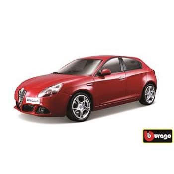 Bburago Kovový model auta Alfa Romeo Giulietta metalíza červená 1:24 (4893993011858)