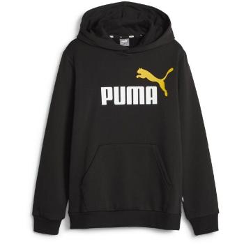 Puma ESSENTIALS + BIG LOGO HOODIE Chlapecká mikina, černá, velikost