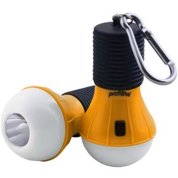 Kempingová LED svítilna KEMPY BULB II oranžová barva (PL-KEMPY-BULB-II-ORANGE)