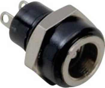 Nízkonapěťový konektor TRU COMPONENTS 1582355, 12 V/DC, 5 A, zásuvka, vestavná vertikální, 5.7 mm, 2.1 mm, 1 ks