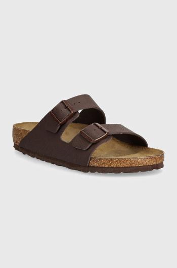 Pantofle Birkenstock Arizona pánské, hnědá barva, 1028133