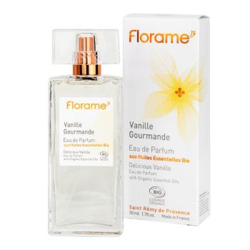 FLORAME Parfémová voda přírodní VANILLE GOURMANDE — lahodná vanilka BIO 50 ml