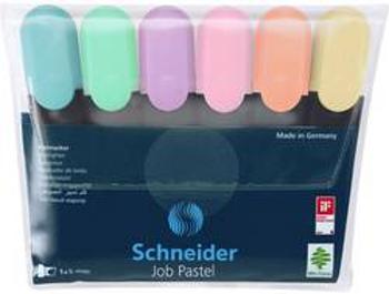 Schneider zvýrazňovač textu Textmarker Job pastell Etui 6 Stück 50-115097 1 ks