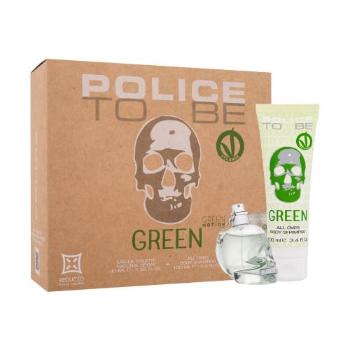 Police To Be Green dárková kazeta toaletní voda 40 ml + šampon 100 ml unisex