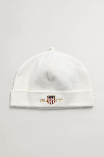 ČEPICE GANT D1. ARCHIVE SHIELD BEANIE bílá None