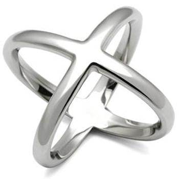Šperky4U Extravagantní ocelový prsten - velikost 55 - AL-0092-55