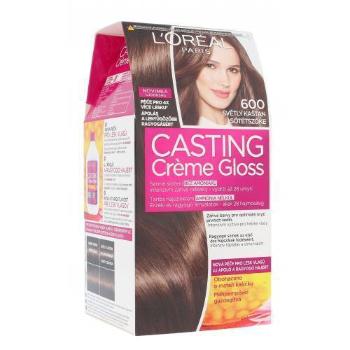 L'Oréal Paris Casting Creme Gloss 48 ml barva na vlasy pro ženy 600 Light Brown