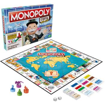 Hasbro Monopoly Cesta Kolem Světa SK - zánovní