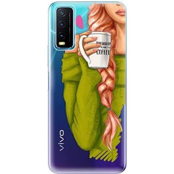 iSaprio My Coffe and Redhead Girl pro Vivo Y20s (coffread-TPU3-vY20s)
