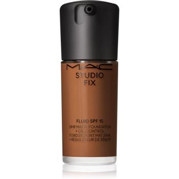 MAC Cosmetics Studio Fix Fluid SPF 15 24HR Matte Foundation + Oil Control matující make-up SPF 15 odstín NC55 30 ml