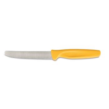 Nůž na zeleninu Create Wüsthof zoubkovaný žlutý 10 cm